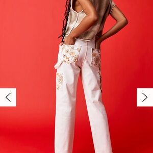 NWOT! Driftwood Embroidered Carpenter Jeans